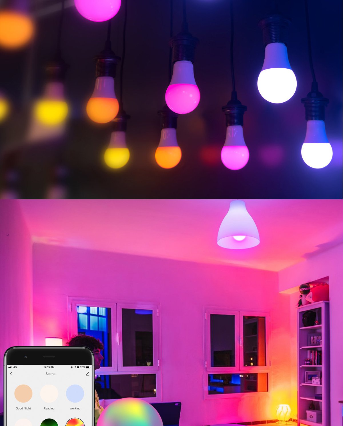 LED bluetooth bulb light