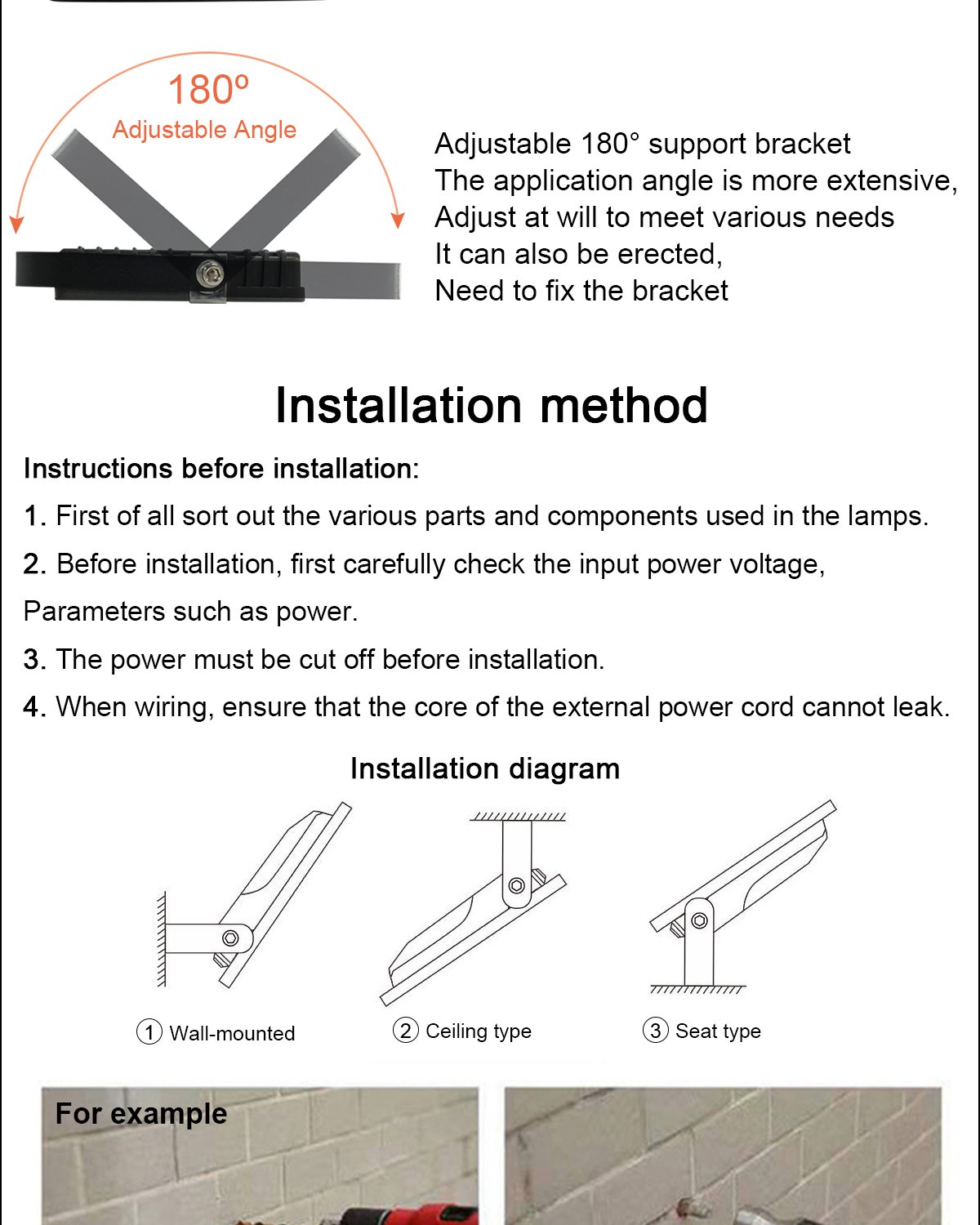  LED flood light 