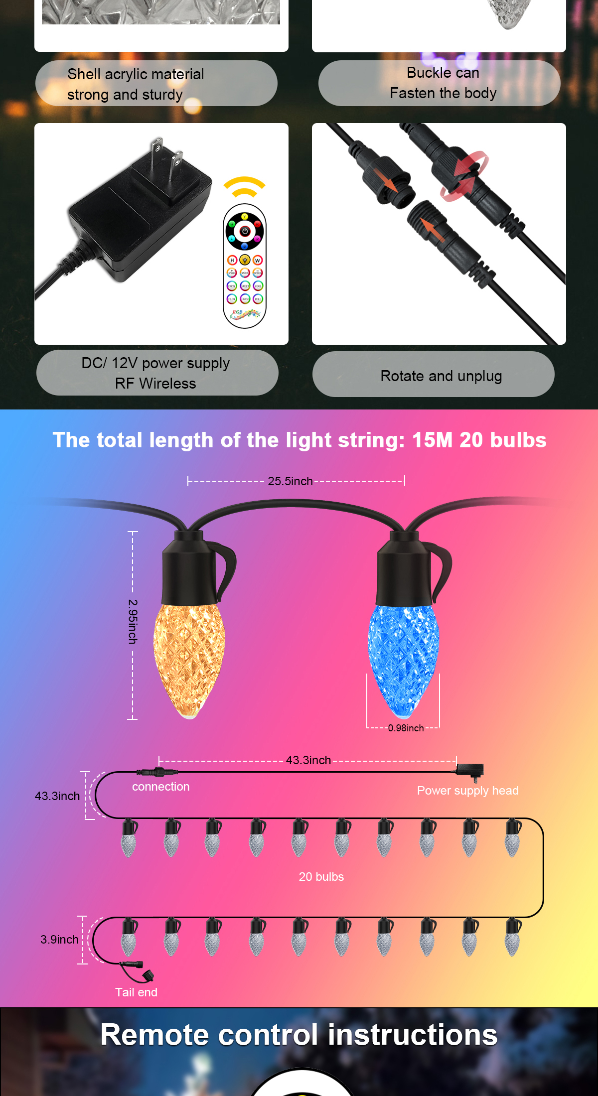 LED Symphony String Light